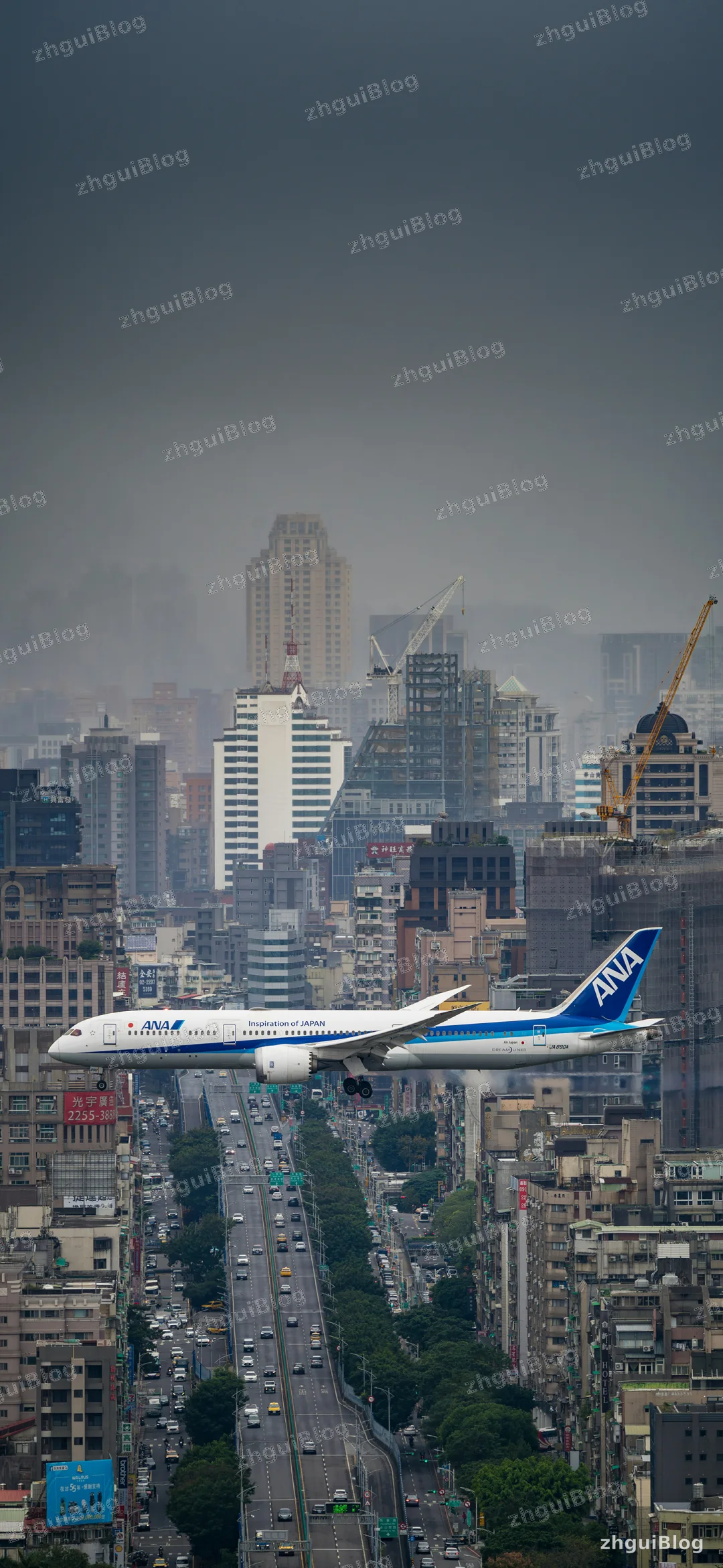 城市上空